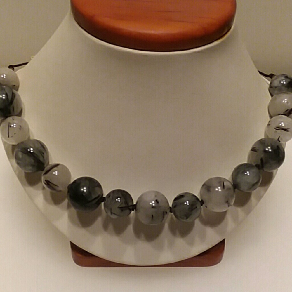 Tourmalated Quarz Neclace by Designs by Ch Lovin.